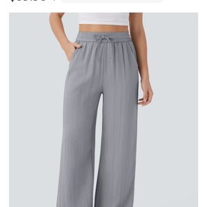 HALARA Women's Wide-Leg Pants in Gray